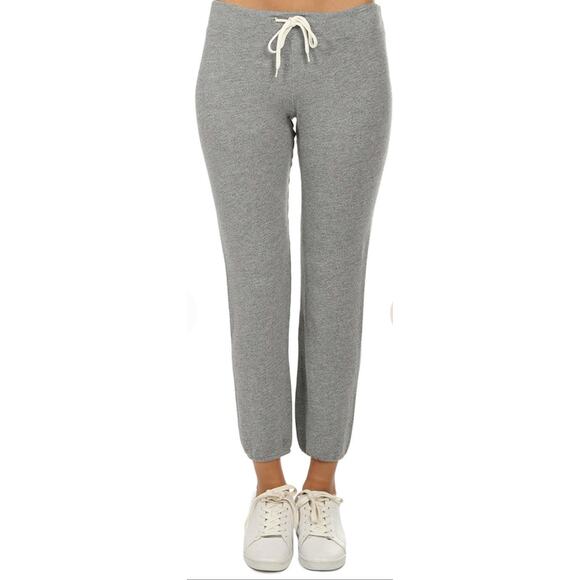 Monroe Heather Grey Cashmere Sweatpants - Size Small - Picture 1 of 11